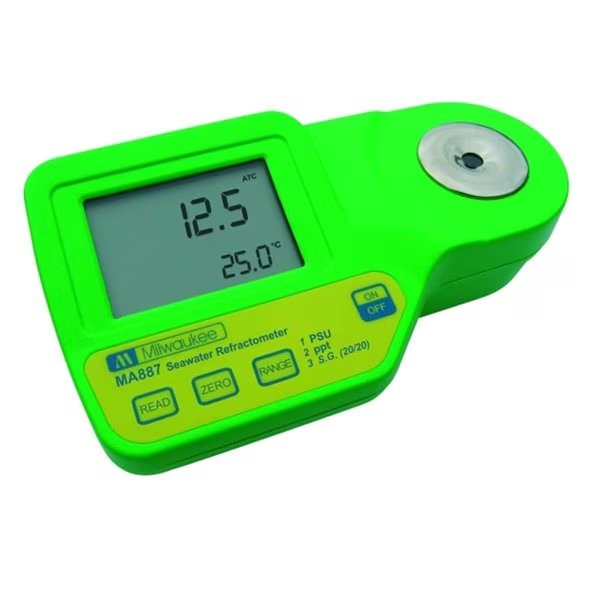 Digital salinity-specific gravity refractometer, Milwaukee Instruments, Mfr#: MI375517